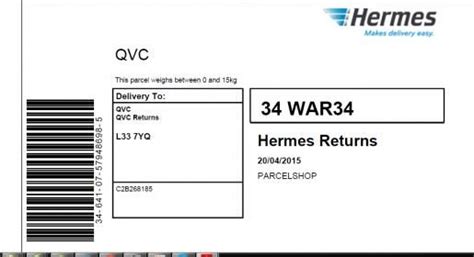 Hermes prepaid returns